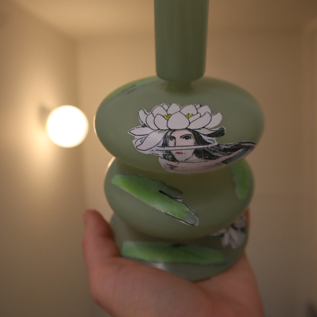 DROTTNING NÄCKROS ~ ljusstake (16)