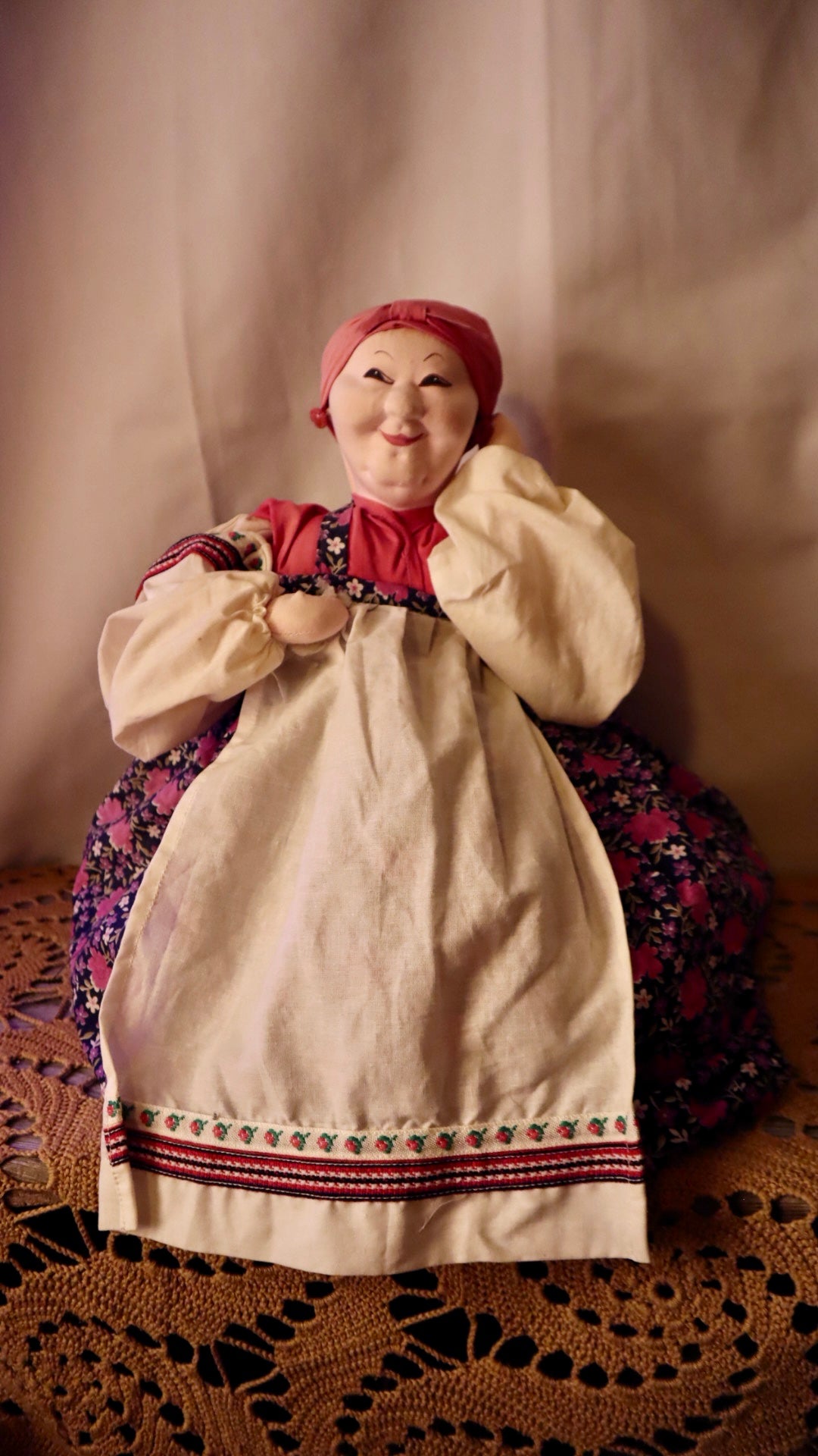 TEHUVA, RYSK FOLKDRÄKT, VINTAGE, HANTVERK