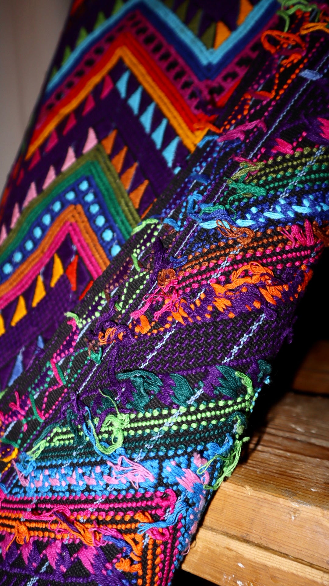 Chilenskt hantverk, table runner, väv