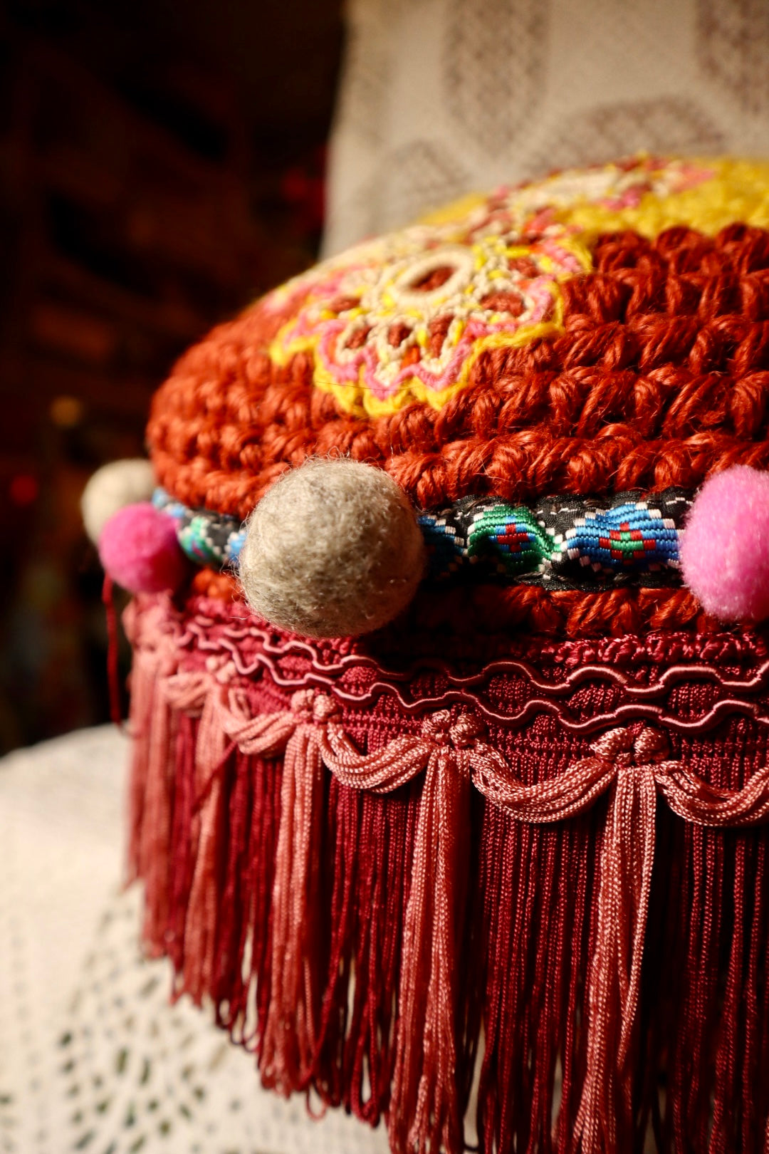Stars and Stones meditation pillow