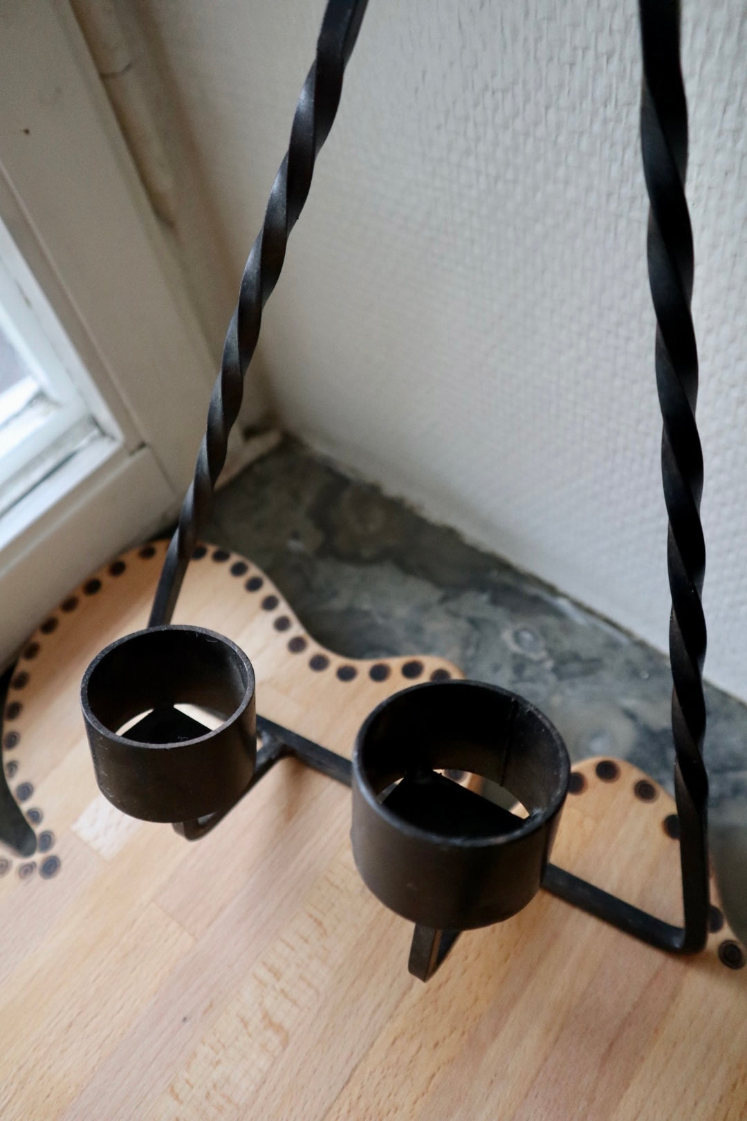 Väggljusstake ~ smide