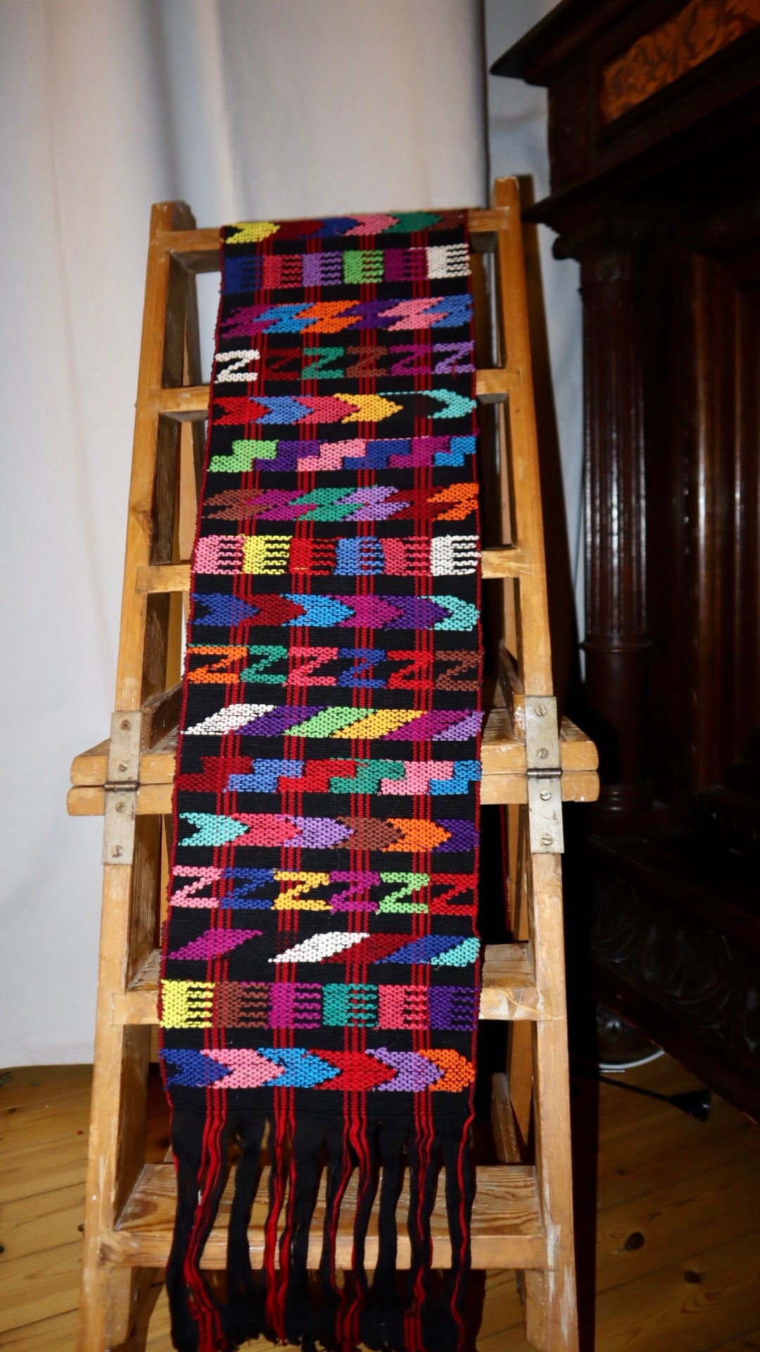 Chilenskt hantverk, table runner, väv