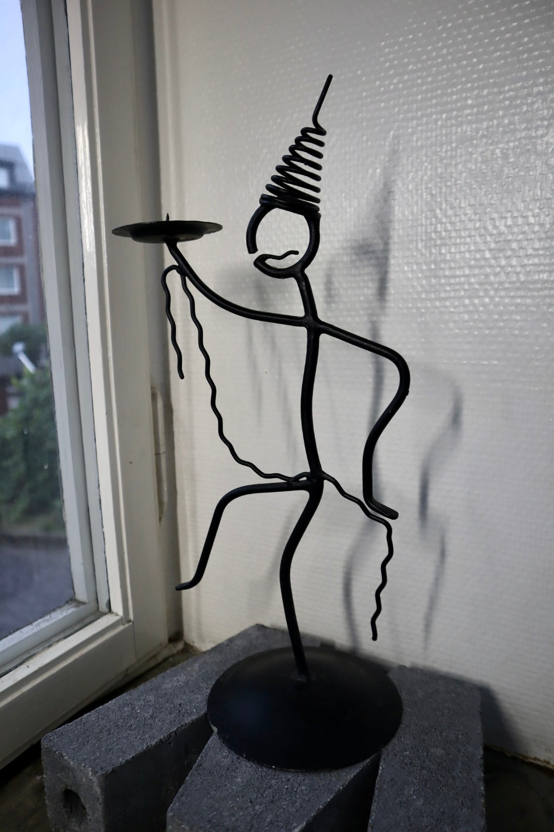 FIGUR, smide, ljusstake