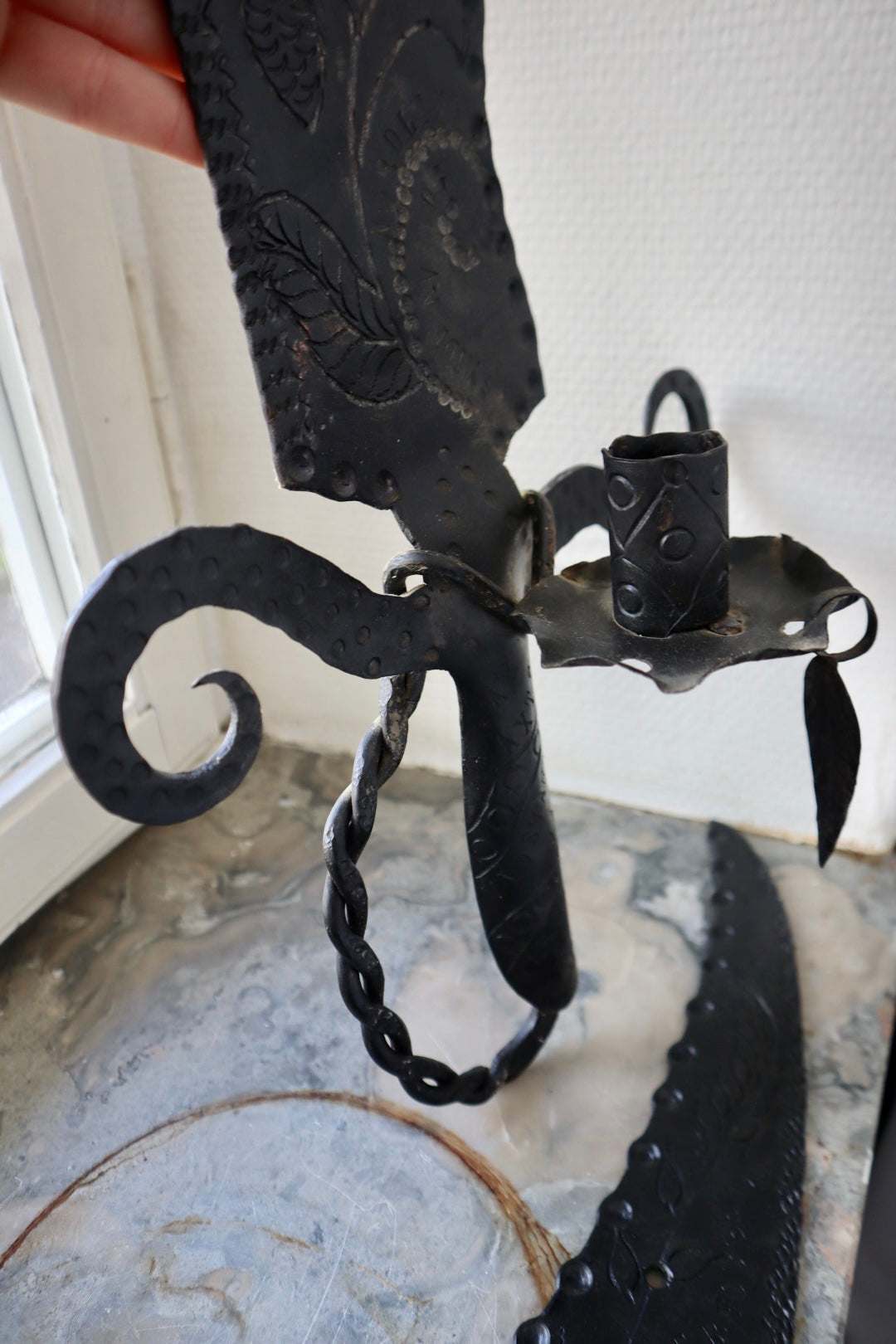 O.G Nordling, konstsmide, väggljusstake