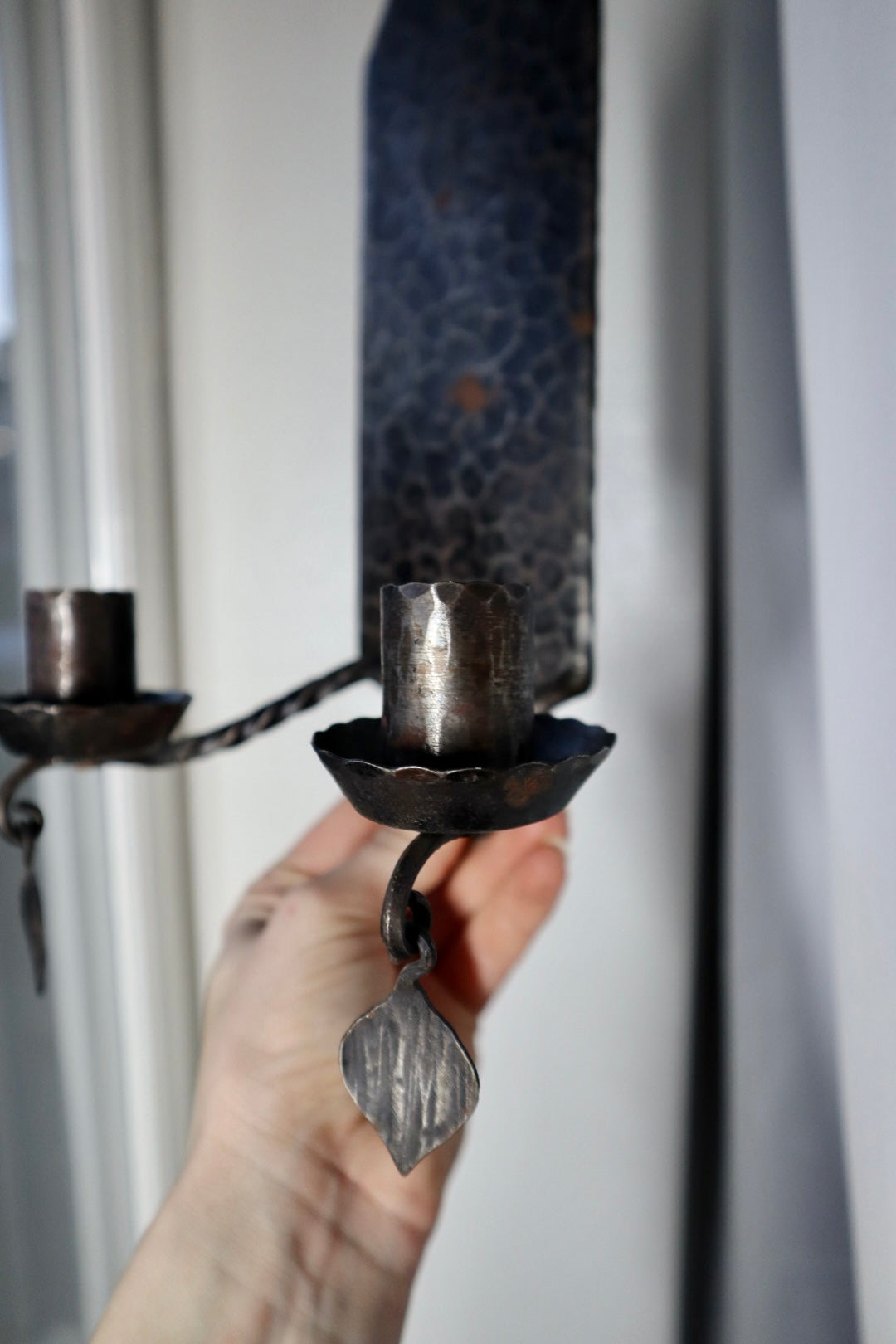 Väggljusstake ~ smide