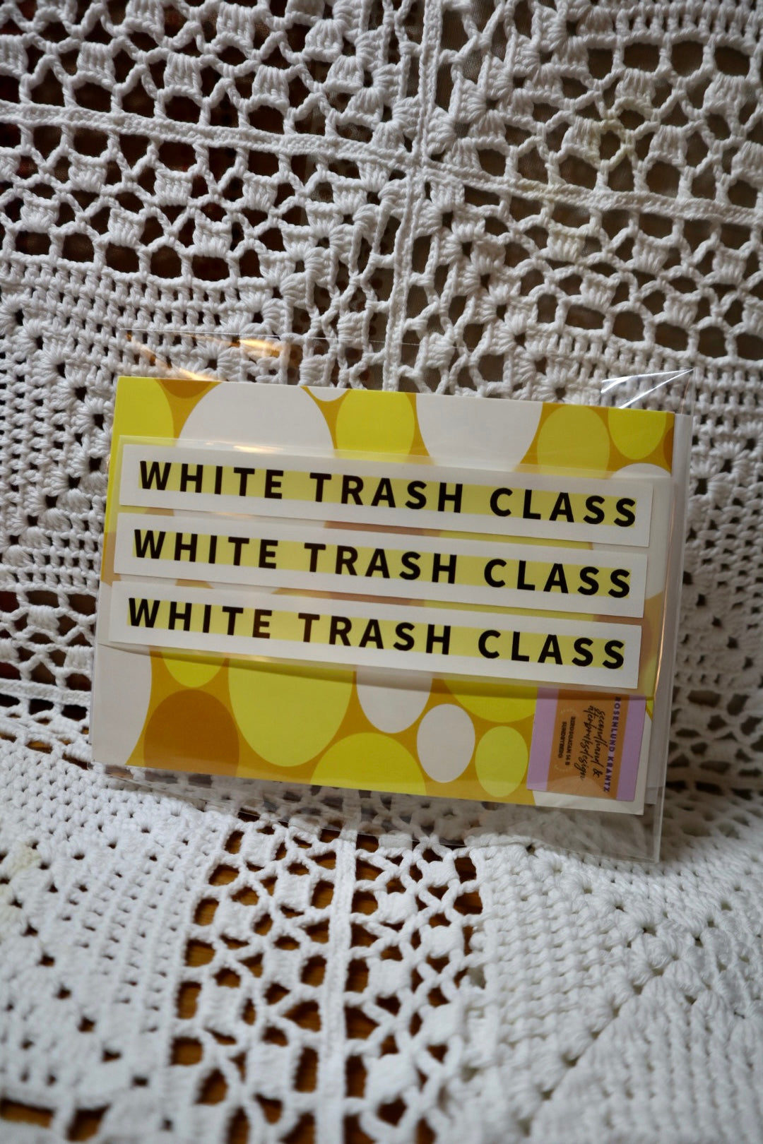 White trash class ~ stryka på