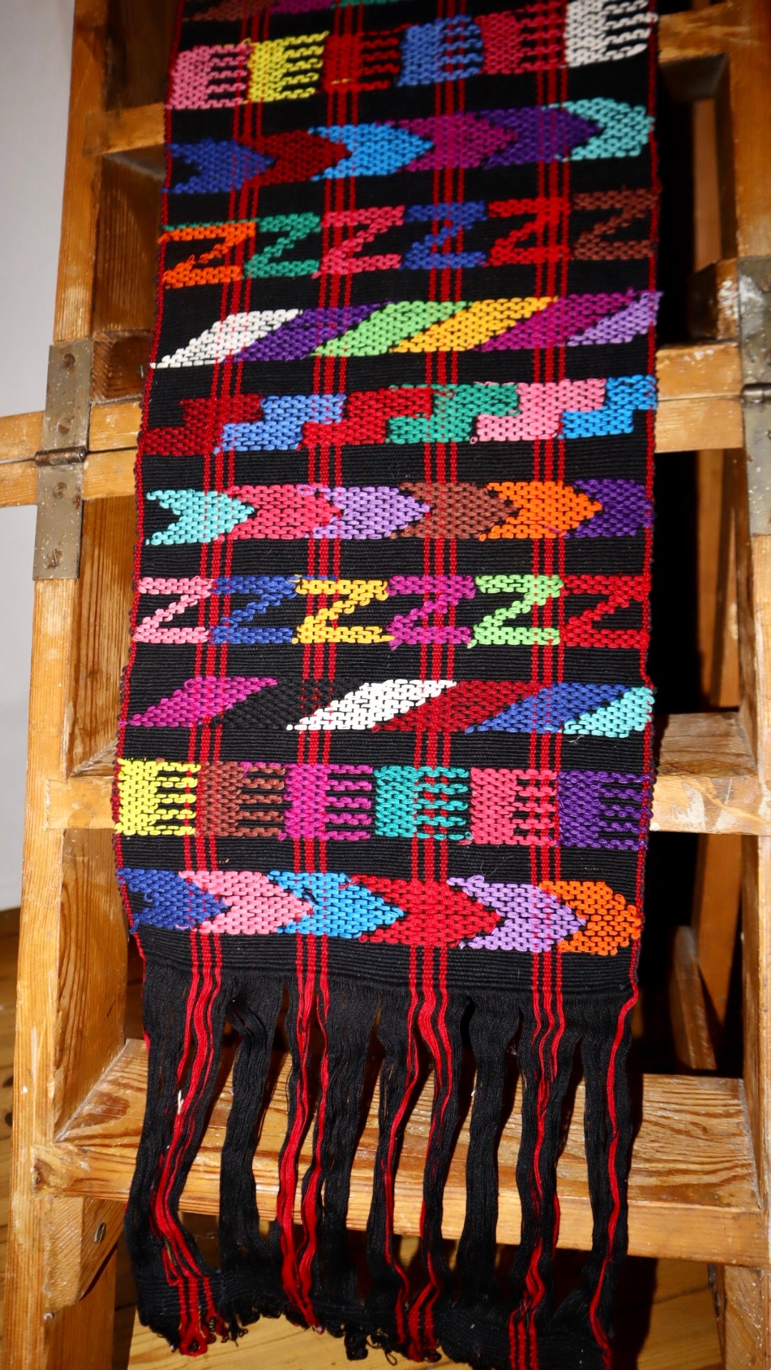 Chilenskt hantverk, table runner, väv