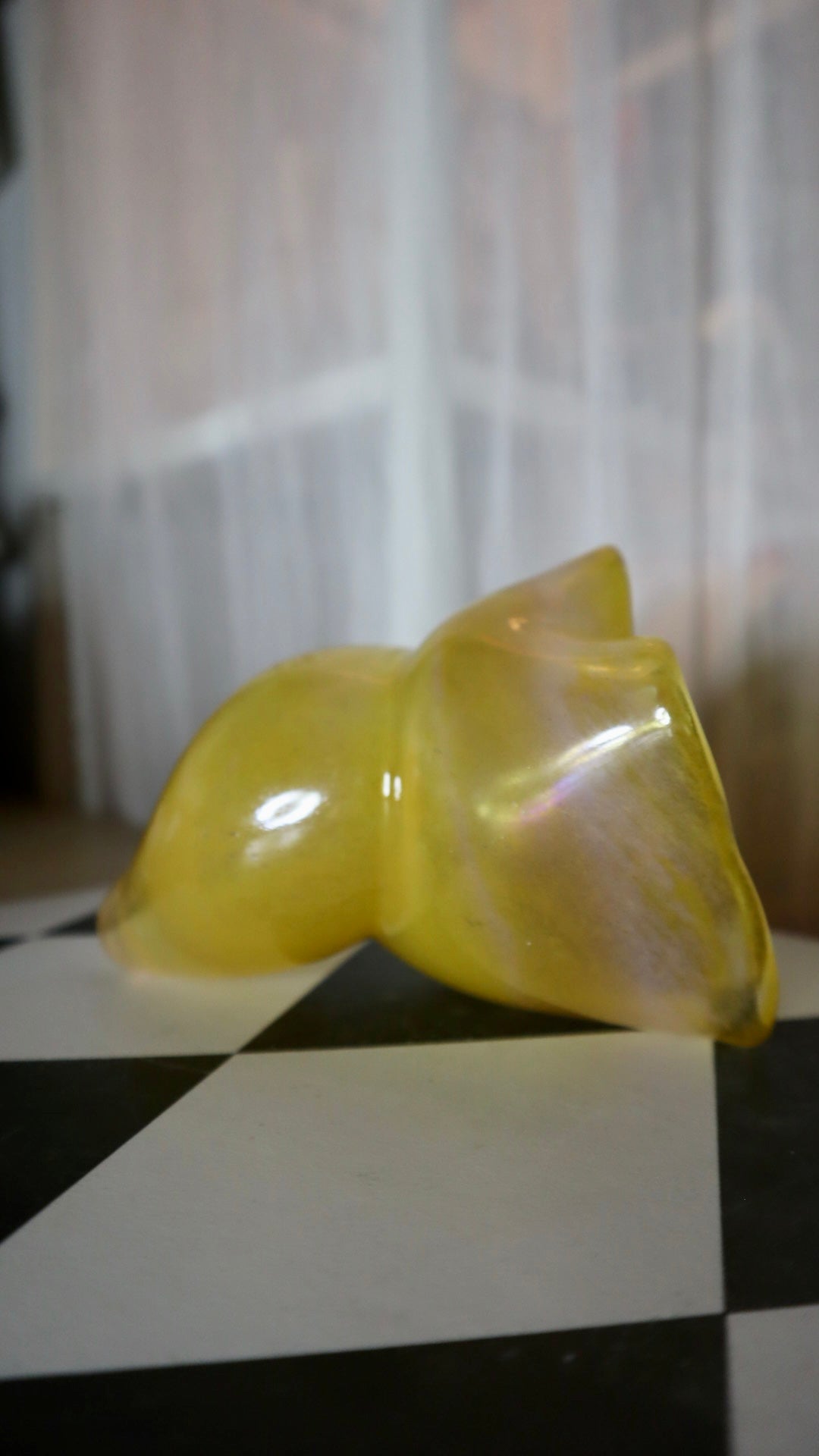KONSTGLAS, snäcka