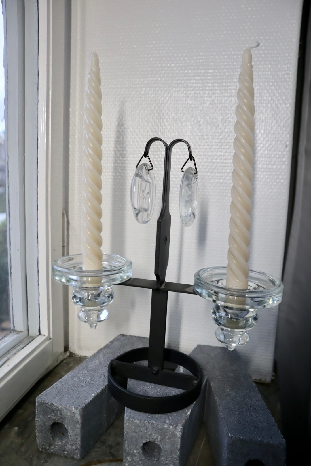 Ljusstake, smide, eventuellt Erik Höglund