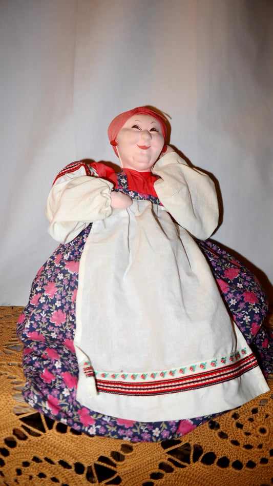 TEHUVA, RYSK FOLKDRÄKT, VINTAGE, HANTVERK