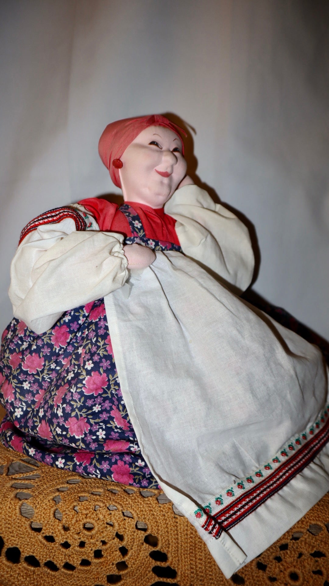 TEHUVA, RYSK FOLKDRÄKT, VINTAGE, HANTVERK