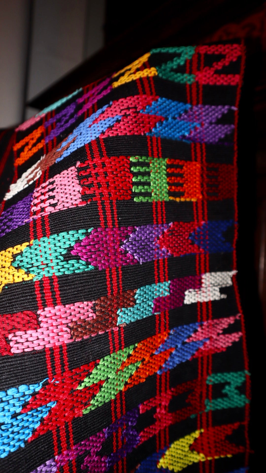Chilenskt hantverk, table runner, väv