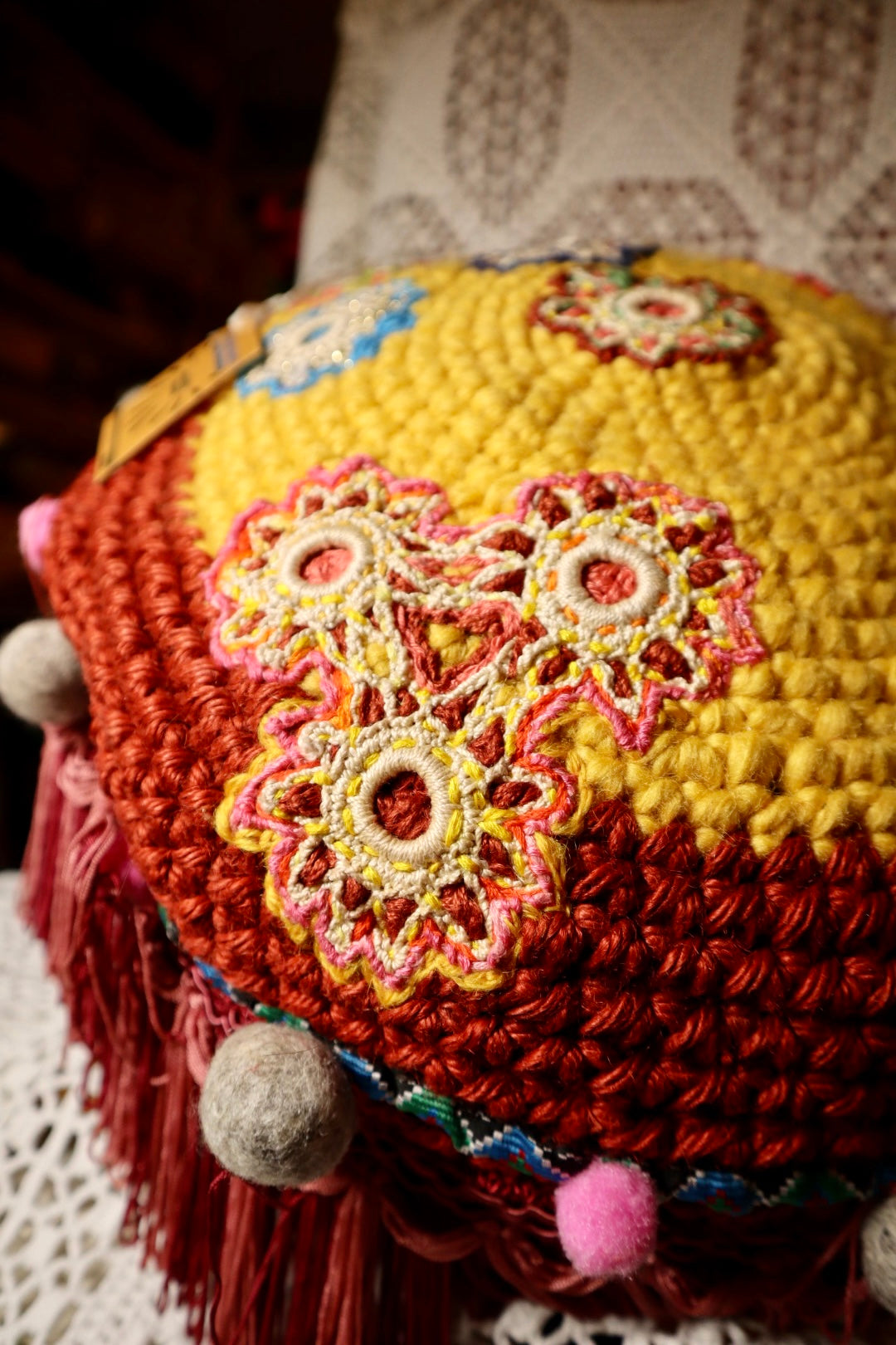 Stars and Stones meditation pillow