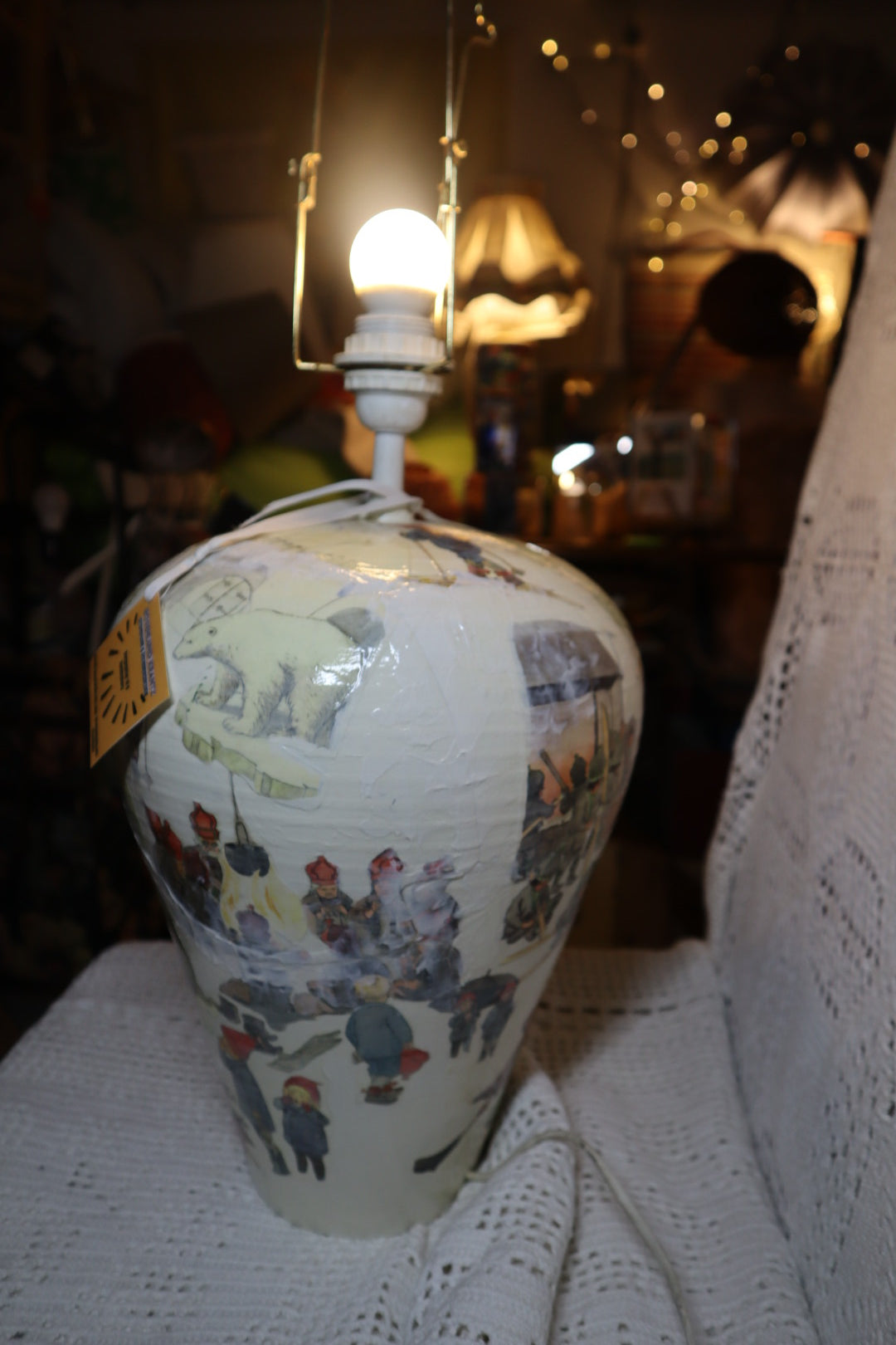 Olles skidfärd ~ mega lampa