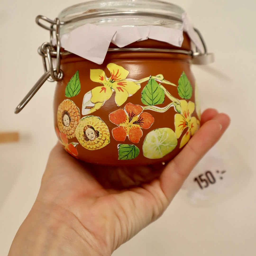 Liten i trädgården ~ glasburk (13)