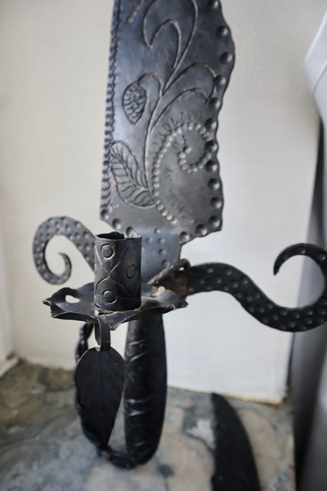 O.G Nordling, konstsmide, väggljusstake