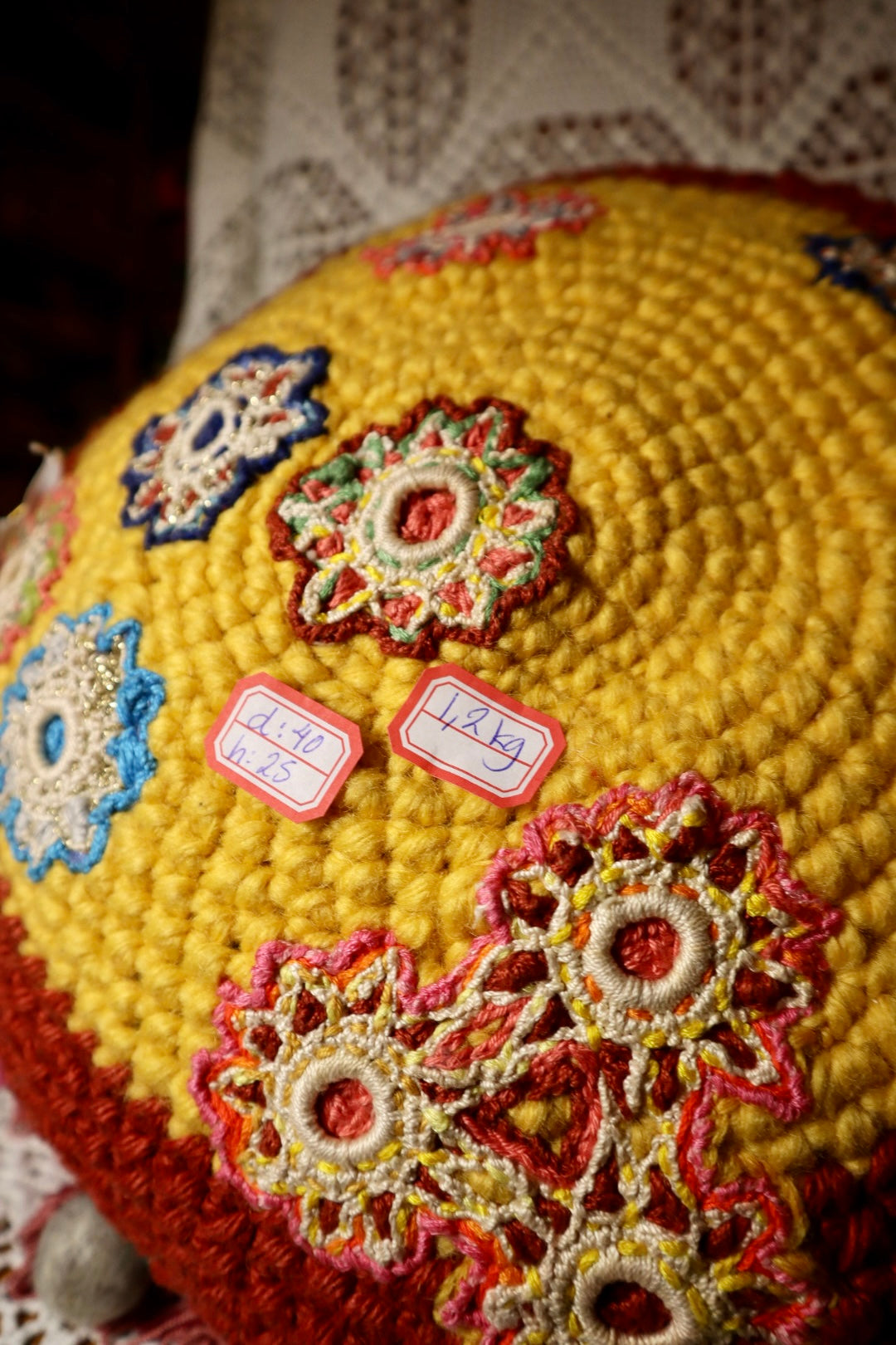Stars and Stones meditation pillow