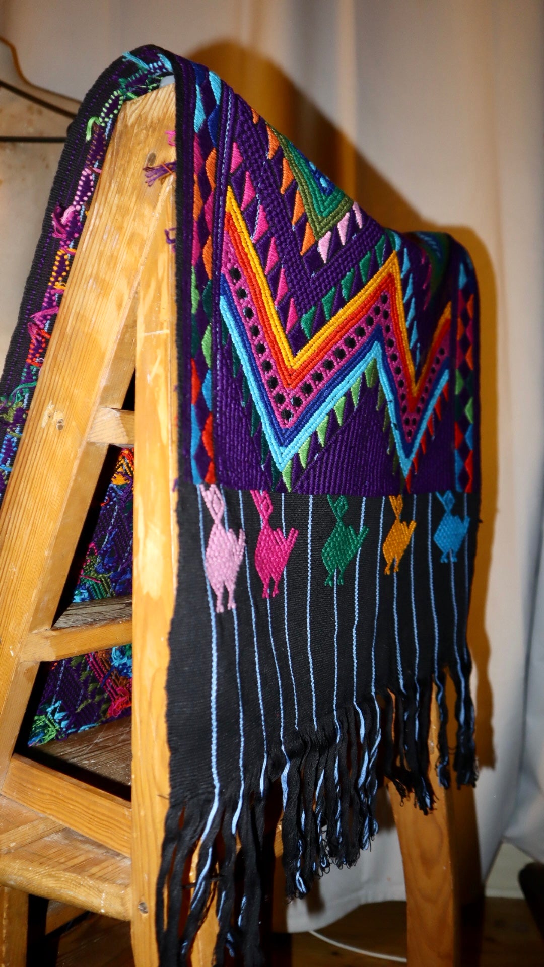 Chilenskt hantverk, table runner, väv