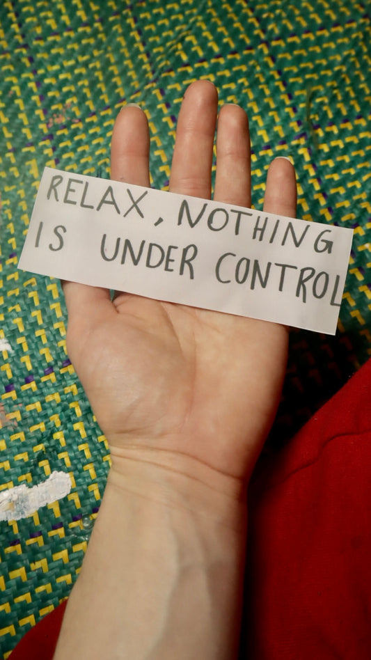 RELAX, klistermärke