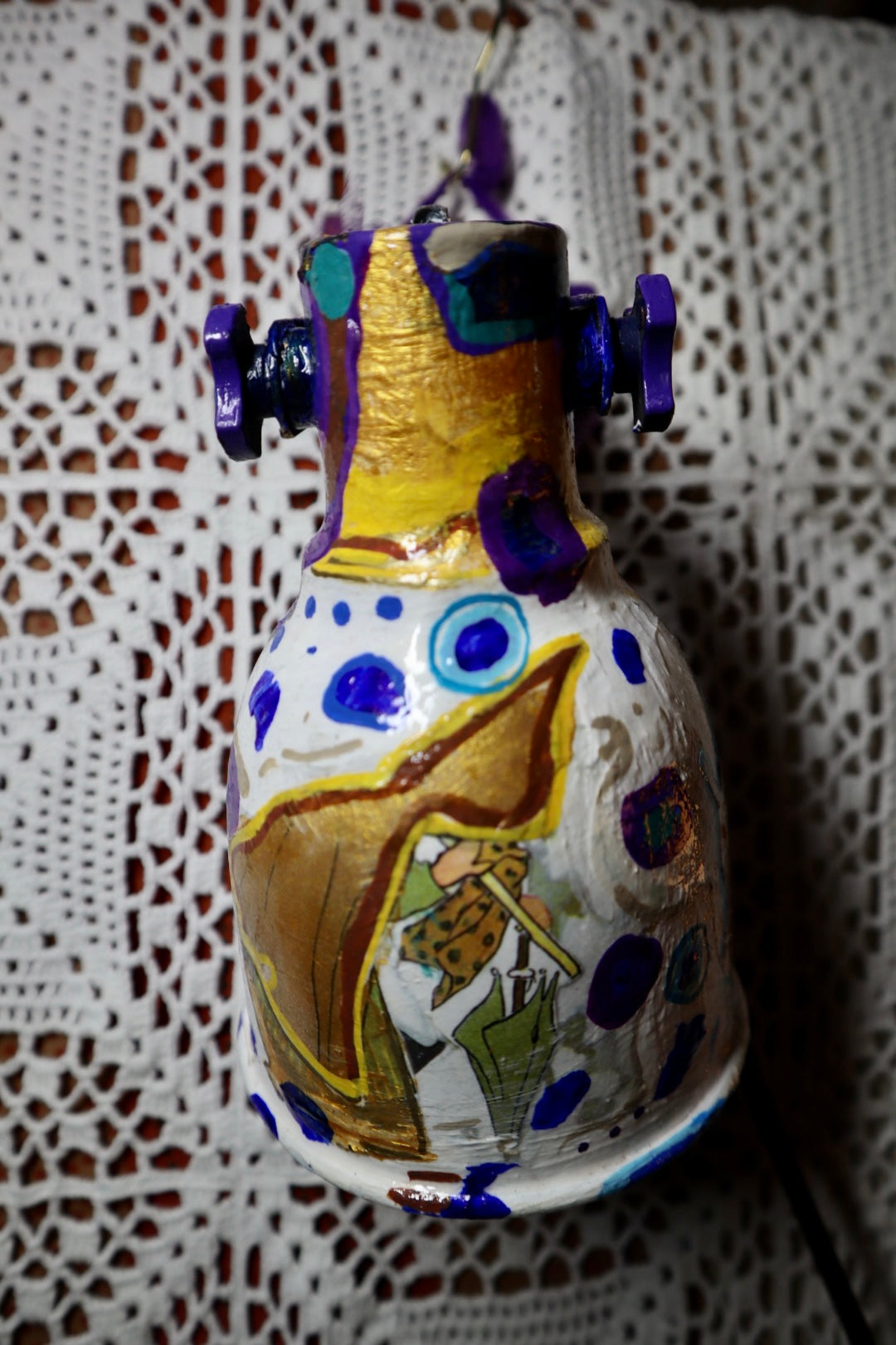 Gumman Tö ~ vägglampa