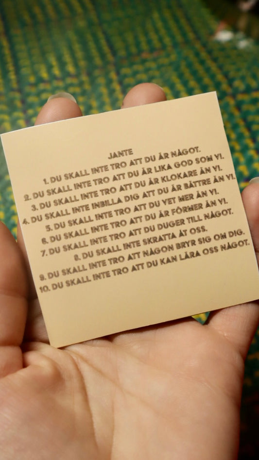JANTE, magnet