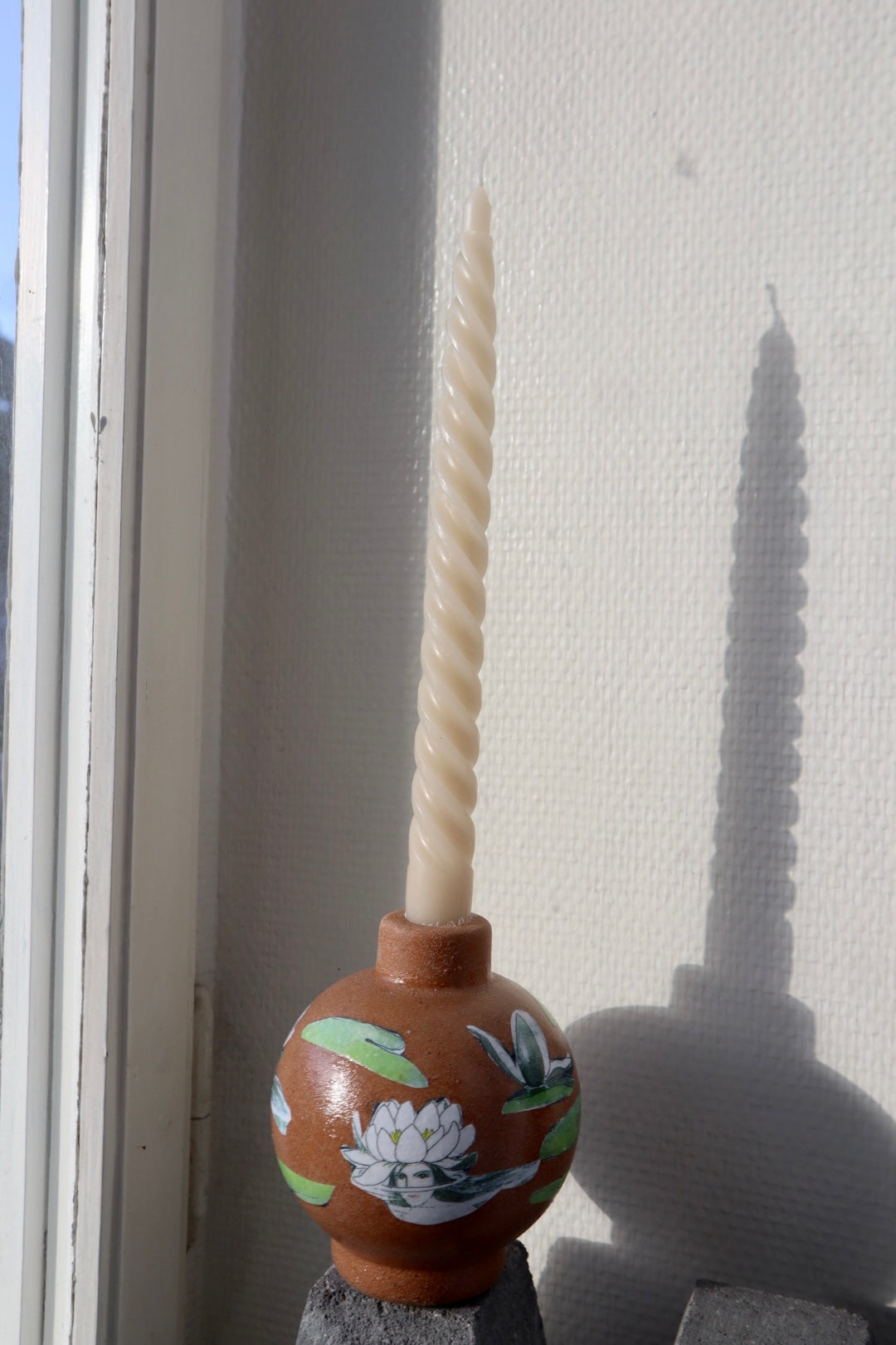 Drottning Näckros ~ ljusstake