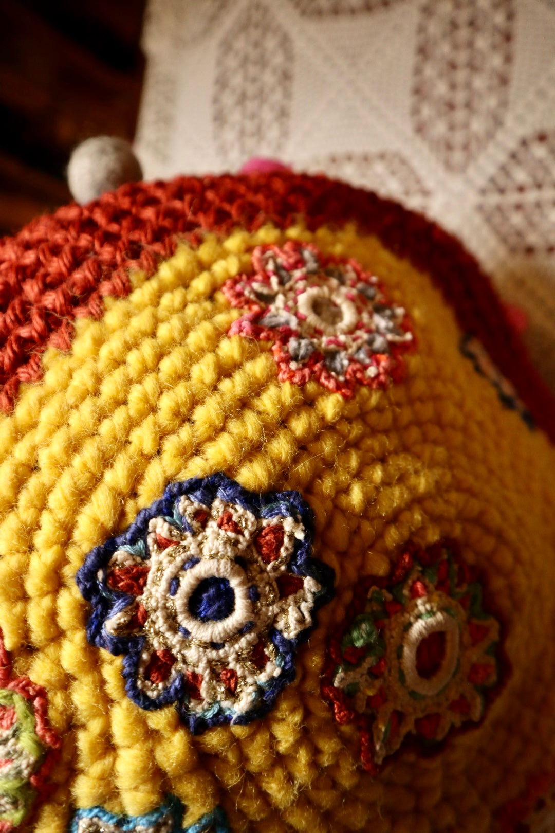 Stars and Stones meditation pillow